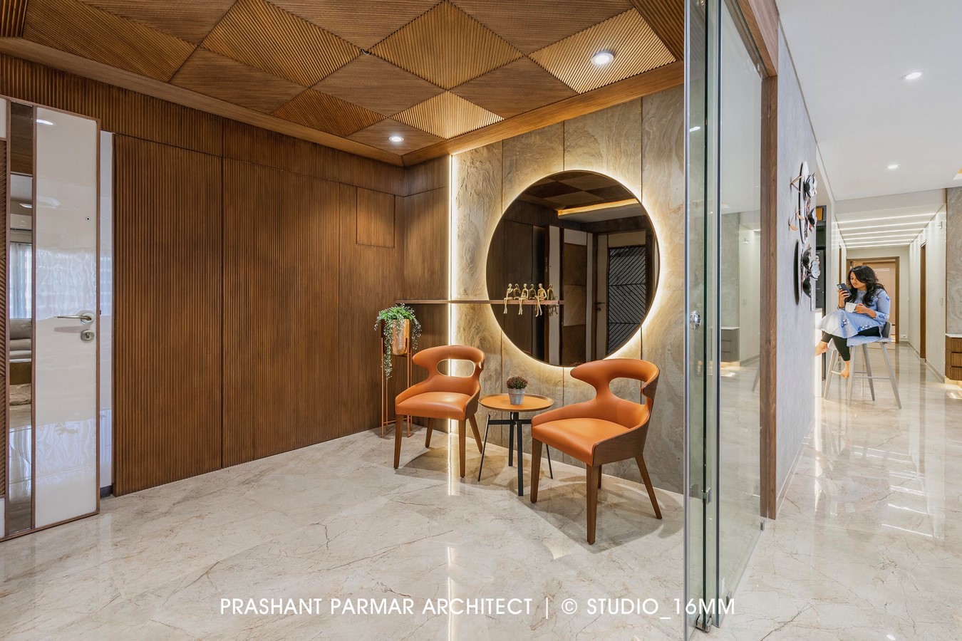 Apartment Interior At Darshanam Clublife In Vadodara by Prashant Parmar Architect - Sheet9