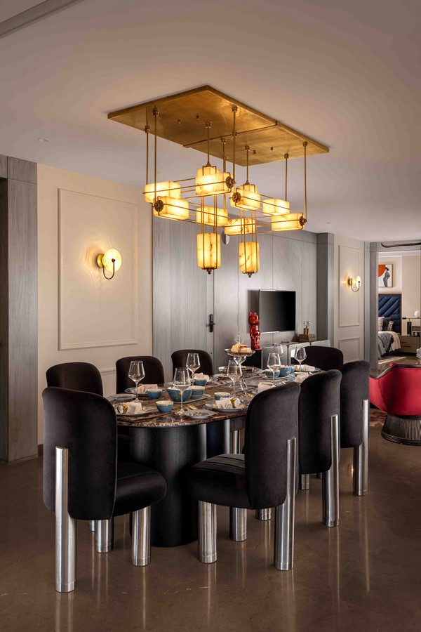 Modern Dining Room by Pramod Group - Sheet1
