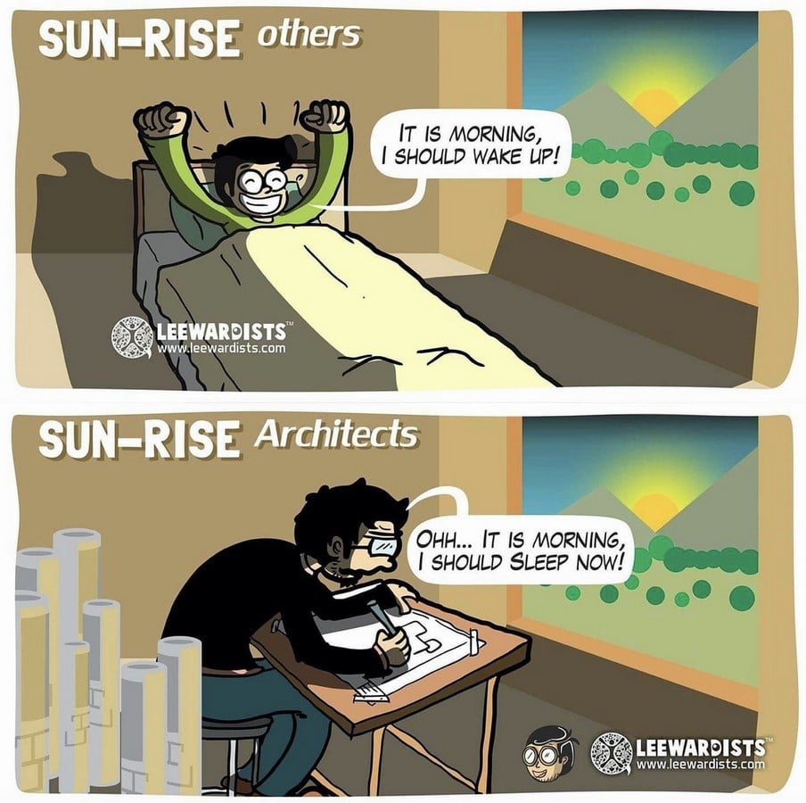Humorous Experiences that Shape the Life of an Architecture Student - Sheet3