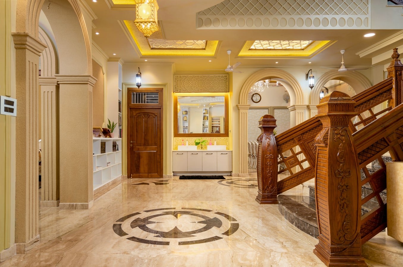 Luxury Arabic and classic style kerala house design by Arkitecure Studio,Architects,Interior Designers,Kerala - Sheet5