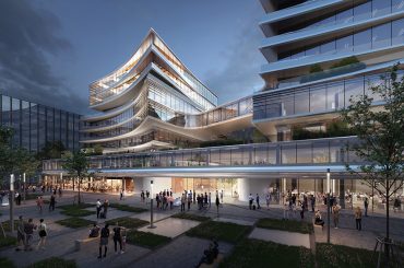 Business Stadium Central building by Zaha Hadid Architects