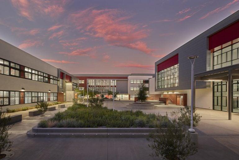 Grover Cleveland Charter High School by PBWS Architects