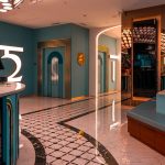 Alluring lobby of a “Connplex” cinema theatre in Ahmednagar by TRES ATELIER - Sheet10