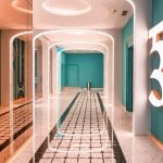 Alluring lobby of a “Connplex” cinema theatre in Ahmednagar by TRES ATELIER - Sheet11