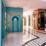 Alluring lobby of a “Connplex” cinema theatre in Ahmednagar by TRES ATELIER - Sheet2
