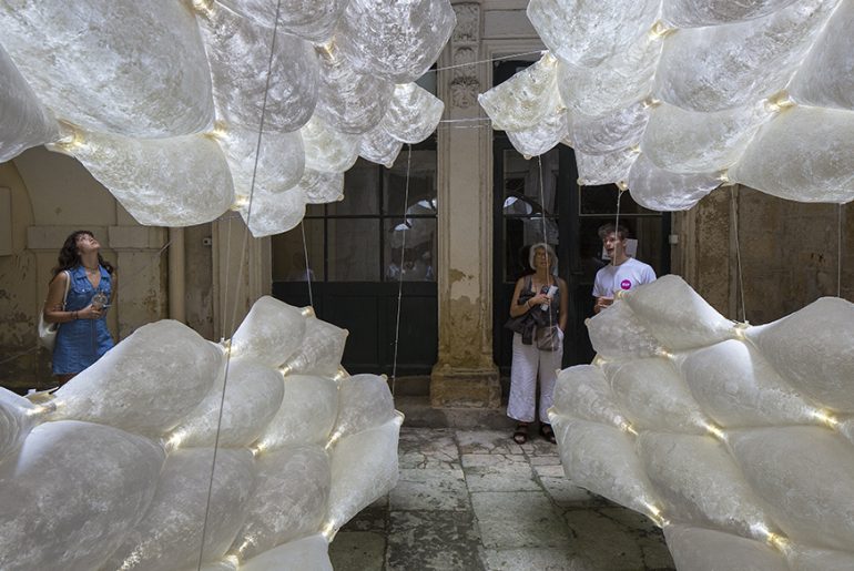 Washi paper pavilion by Yet Architecture