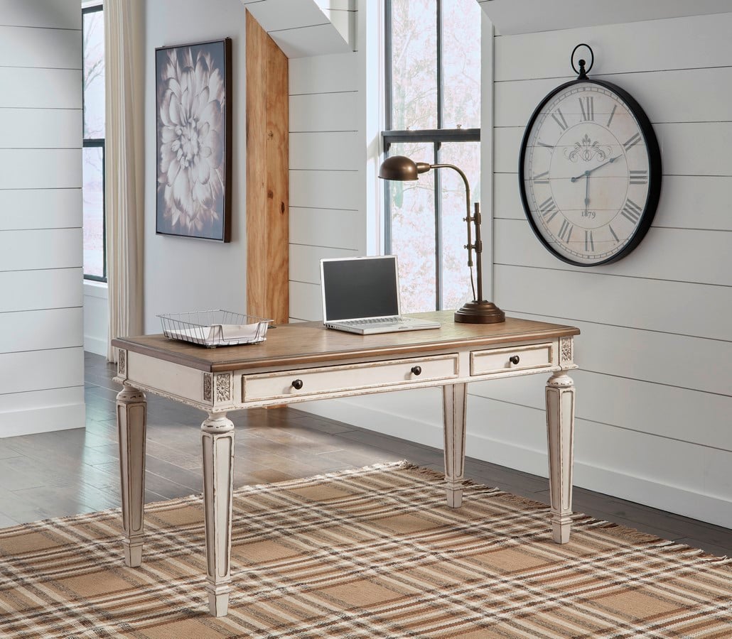 Home Office Desk Table and Tall Bookcase Collection by Ashley Furniture Homestore available at Dash Square - Sheet3