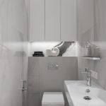 A 77 m2 white two-bedroom Moscow apartment with a home office by Alexander Tischler - Sheet9
