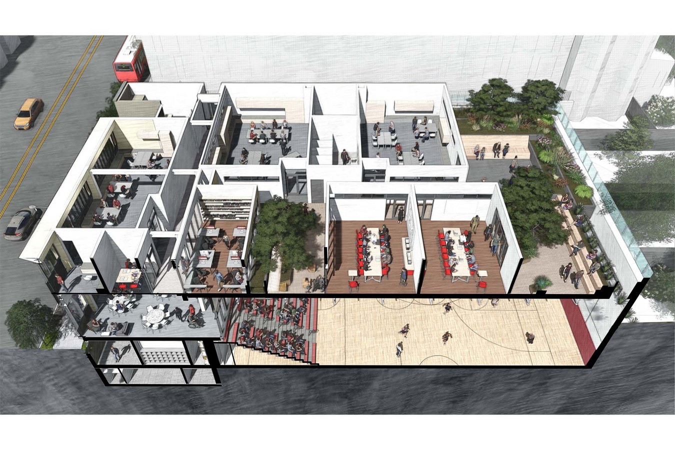 University High School's California Street Campus in San Francisco by Leddy Maytum Stacy Architects - Sheet3