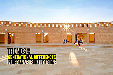 Trends and generational differences in urban vs. rural designs