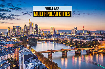 What are Multi-polar cities?