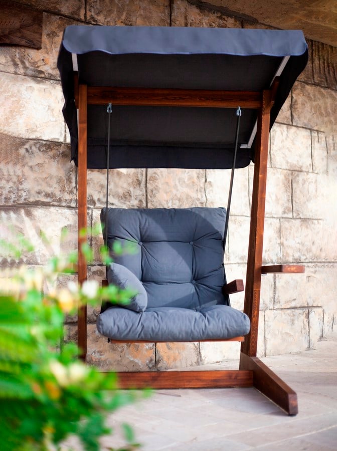 Outdoor Living with Porch Swing Collection by Stone Art -Sheet1