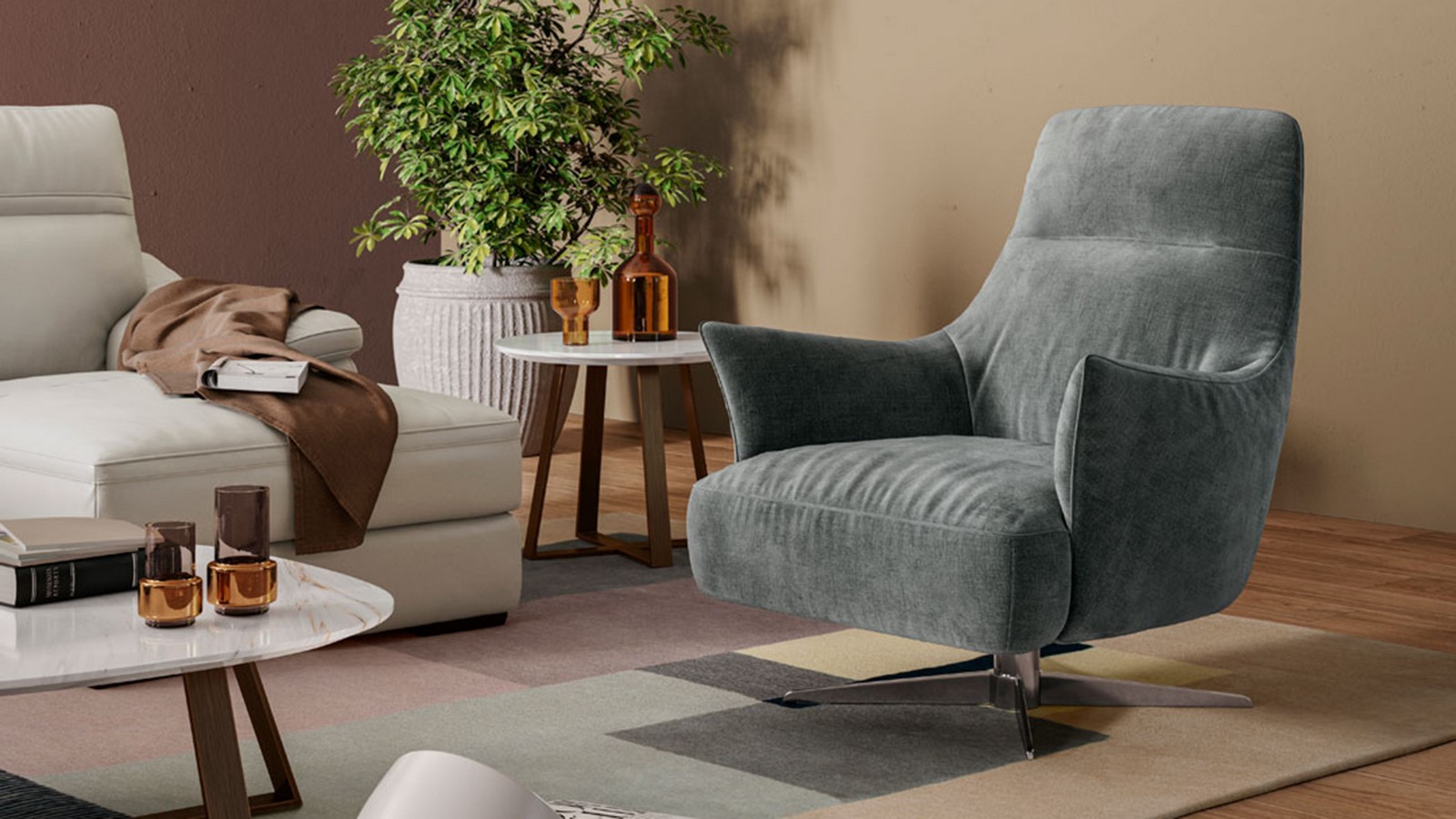 Armchair Collection by Natuzzi Editions-Sheet4