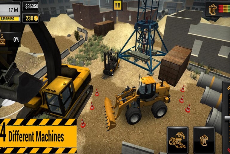 Construction Machines on Mobile: Navigating the Digital Construction ...