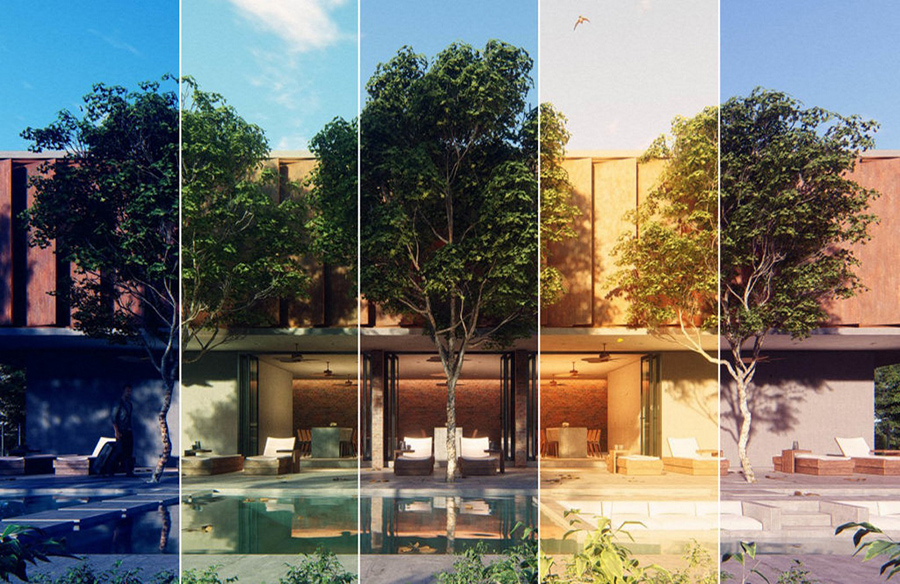 Architectural Rendering Techniques A Color Reference
