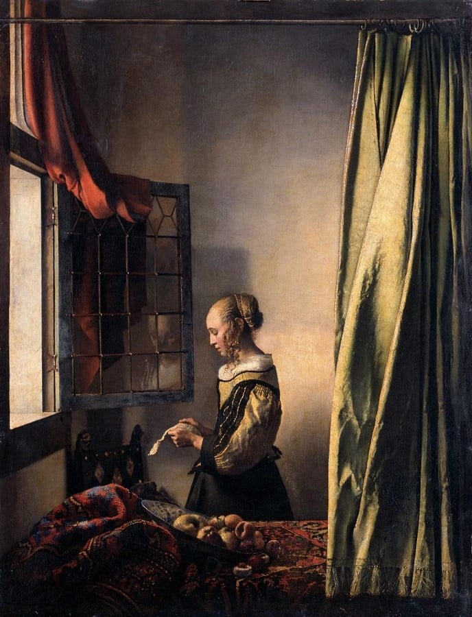 Story behind the Art Woman Reading a Letter in Yellow by Vermeer-Sheet2