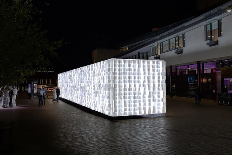 Lumiere Durham 2023 by Luzinterruptus