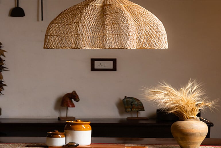 Rattan & Bamboo Lampshade Collection by TESU