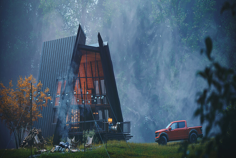 Wood Cabin by SPECTRUM