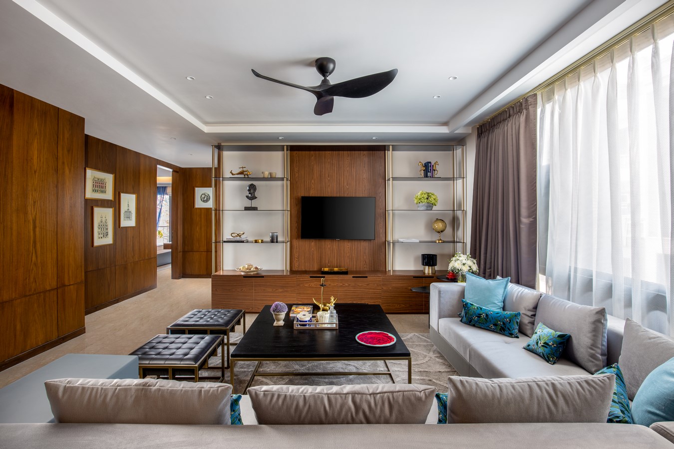 Inspiration for Elegant TV Unit Ideas by Pramod Group-Sheet1