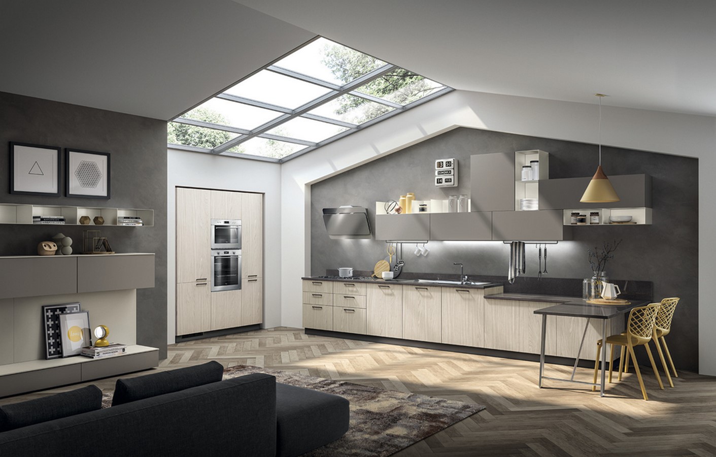 Grey Kitchen Design by Scavolini by Dash Square-Sheet4