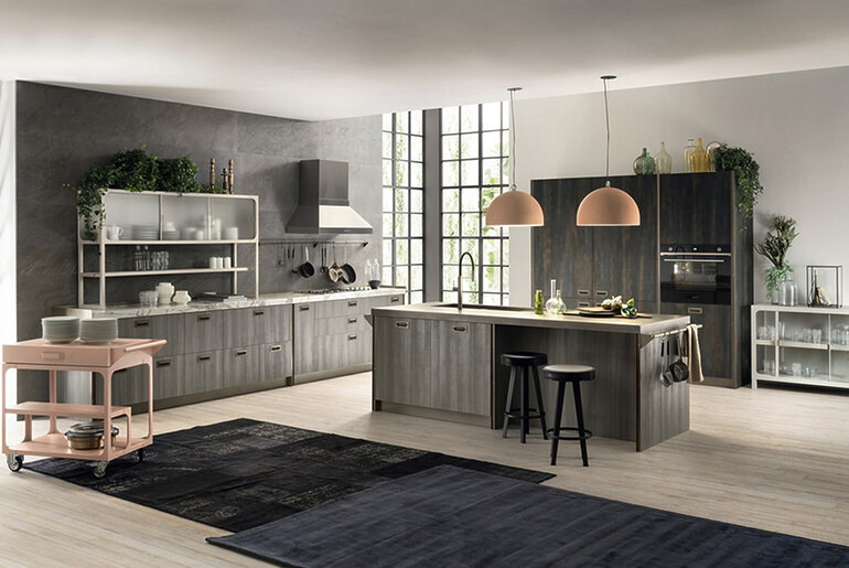 Grey Kitchen Design by Scavolini by Dash Square