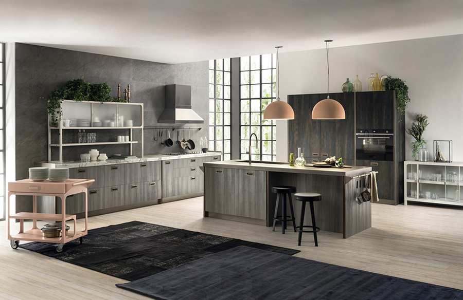 Grey Kitchen Design by Scavolini by Dash Square