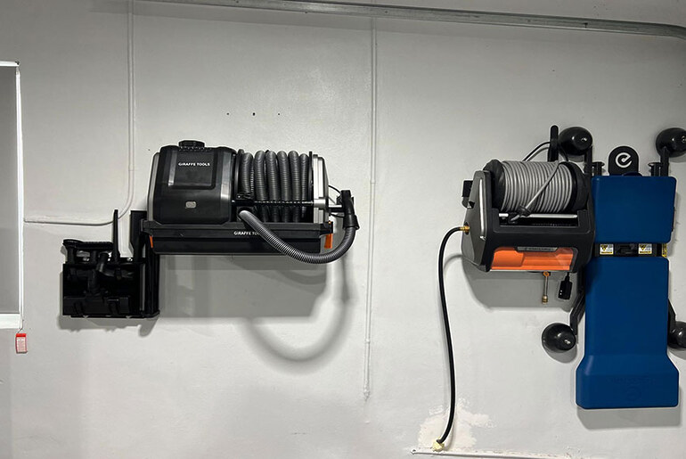 Revolutionizing Garage Cleaning with Wall Mounted Vacuum Cleaners by Giraffe Tools