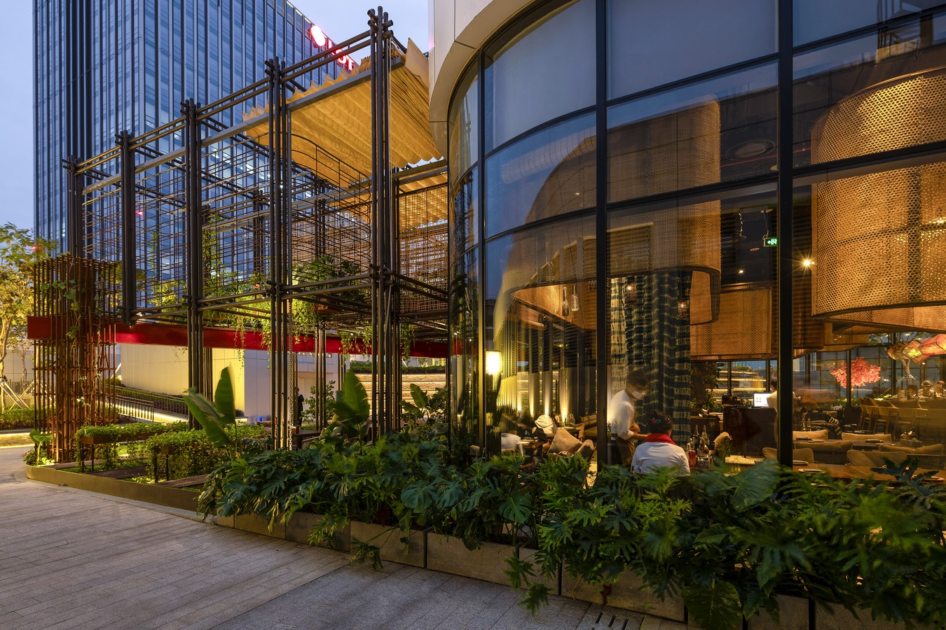 Pizza 4P's Lotte Mall West Lake by ODDO architects-Sheet7
