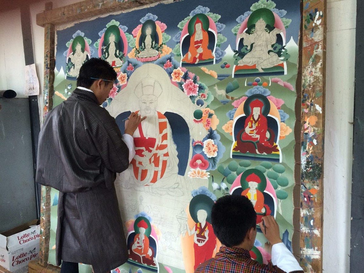 Lha-zo, art of painting An insight into Bhutanese iconography-Sheet6