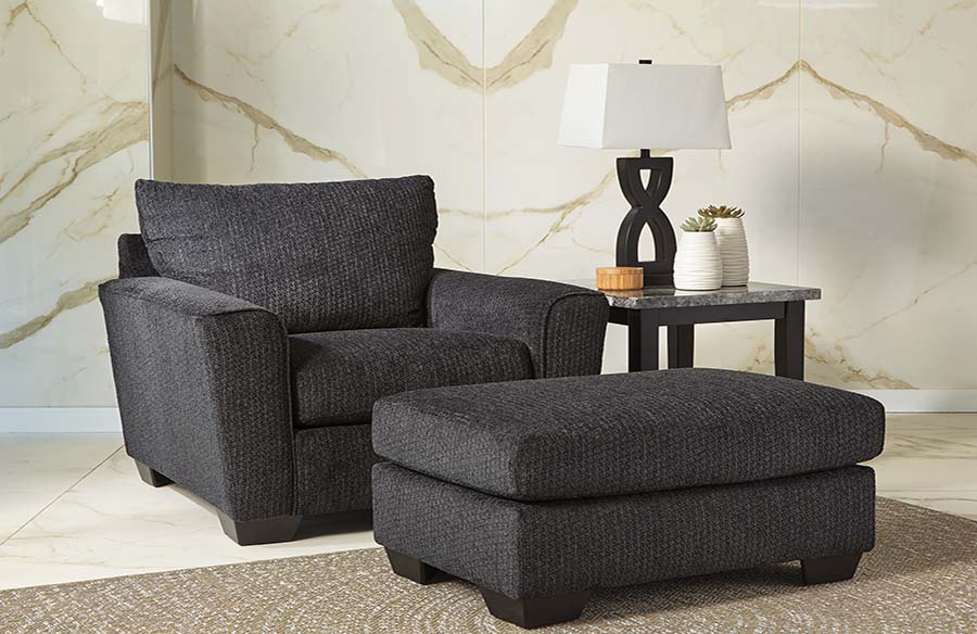 Contemporary Chair and Ottoman Collection by Ashley Homestore Furniture