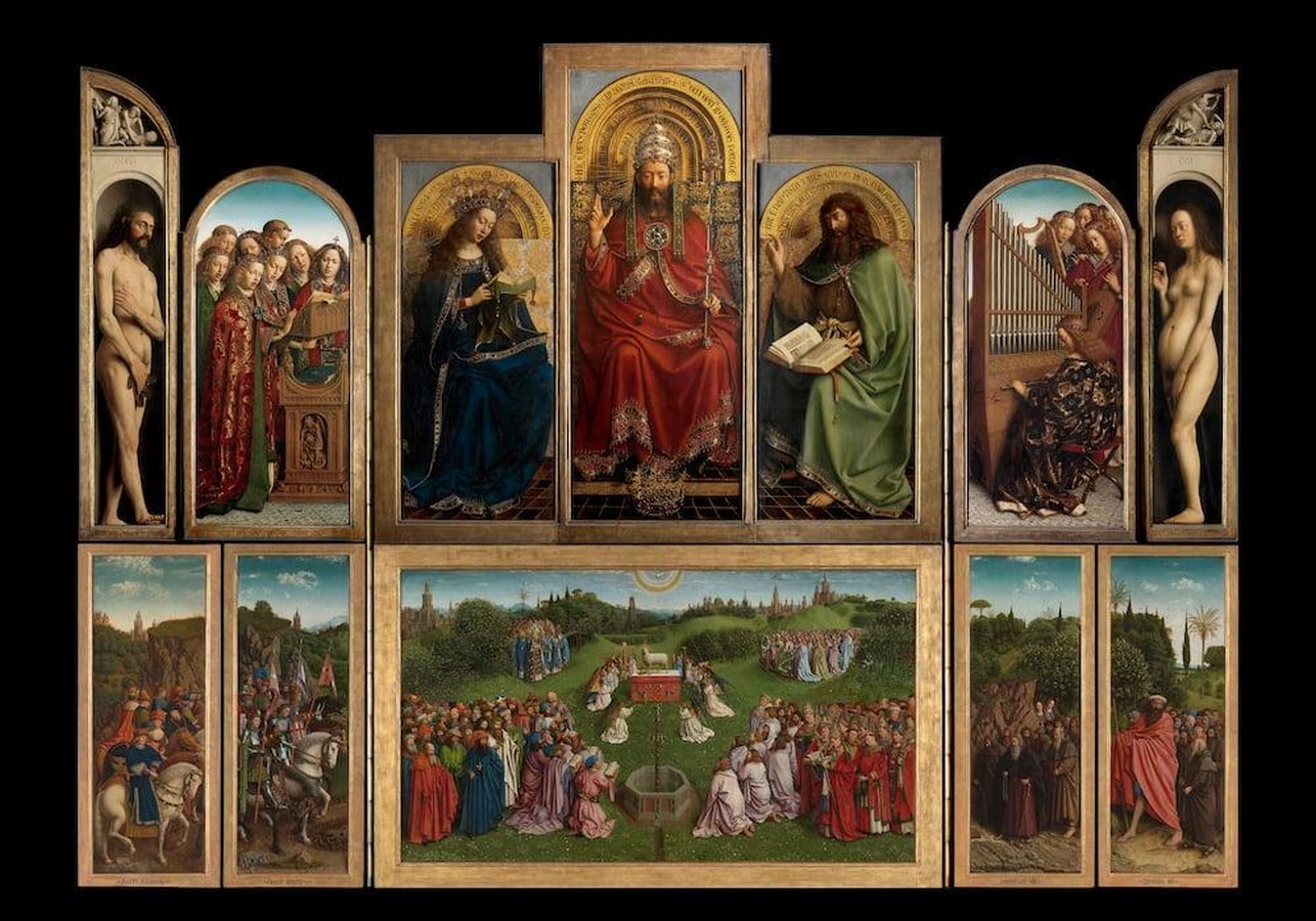 Story behind the Art Ghent Altarpiece by Hubert van Eyck and Jan van Eyck-Sheet1