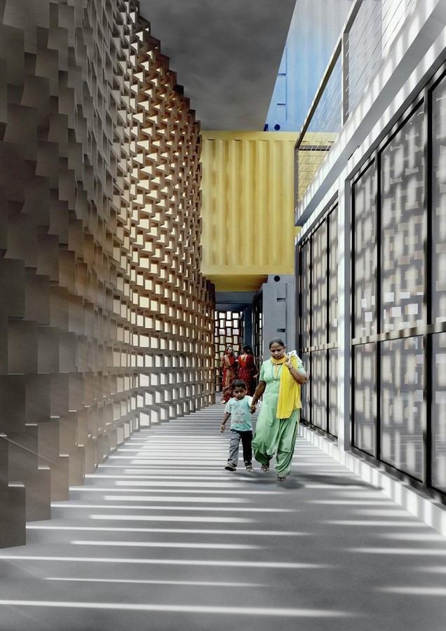 Shipping Container Skyscraper for Mumbai Slum by Ganti + Asociates (GA) Design-Sheet3