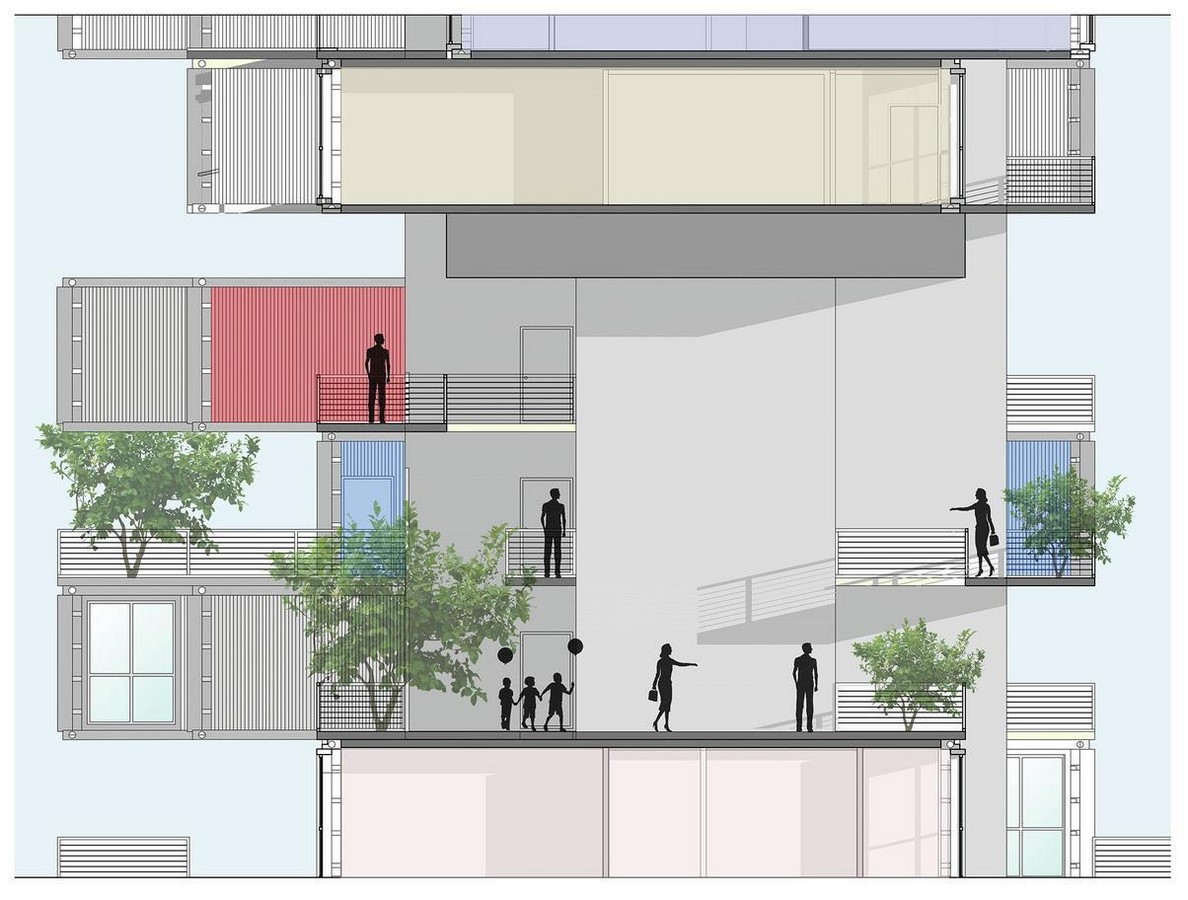 Shipping Container Skyscraper for Mumbai Slum by Ganti + Asociates (GA) Design-Sheet5