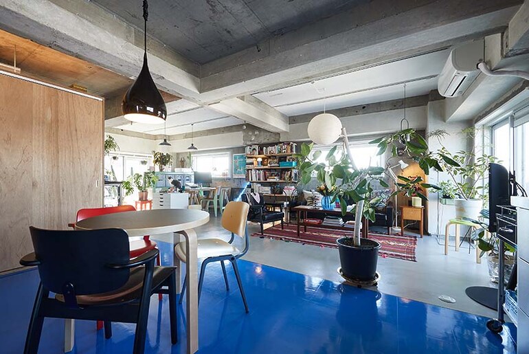 Tokyo Blue Apartment by Roovice