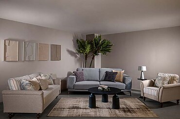 Living Room Essentials by Bay Window