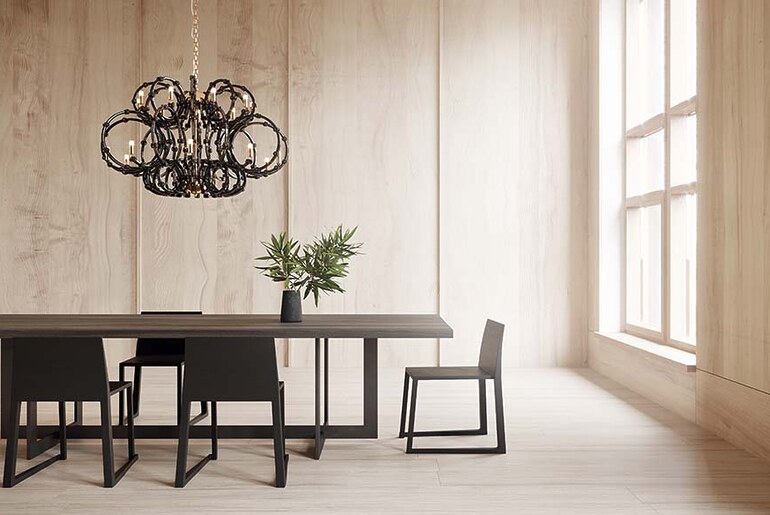 The King and Venus Chandeliers by Sources Unlimited