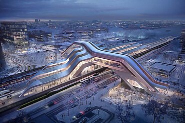 Rail Baltica Ülemiste Passenger Terminal by Zaha Hadid Architects