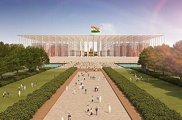 Redevelopment of Parliament Complex, Common Central Secretariat and Central Vista, New Delhi by INI Design Studio
