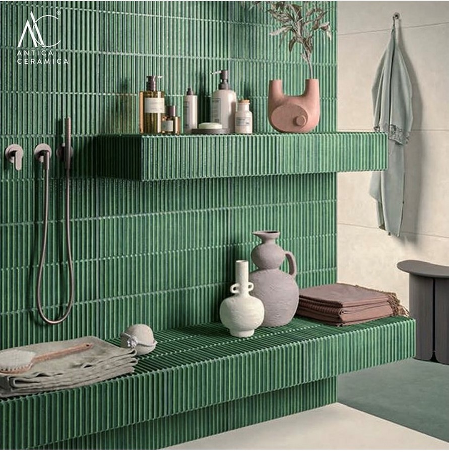 Green Tile Colour Collection by Antica Ceramica - RTF | Rethinking The ...