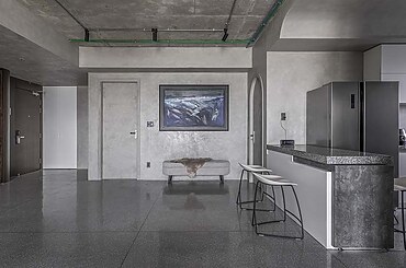 The Gold View Apartment by STD Design Cosnultant