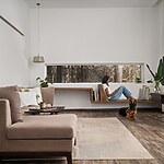 Terrace with Minimalist Living Room Design by Studio Dvāra-Sheet3