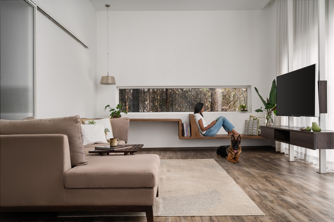 Terrace with Minimalist Living Room Design by Studio Dvāra-Sheet3