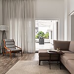 Terrace with Minimalist Living Room Design by Studio Dvāra-Sheet6