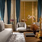 Grey and Gold in Interior Wall Design Trends of 2024 by Azure Interiors-Sheet2