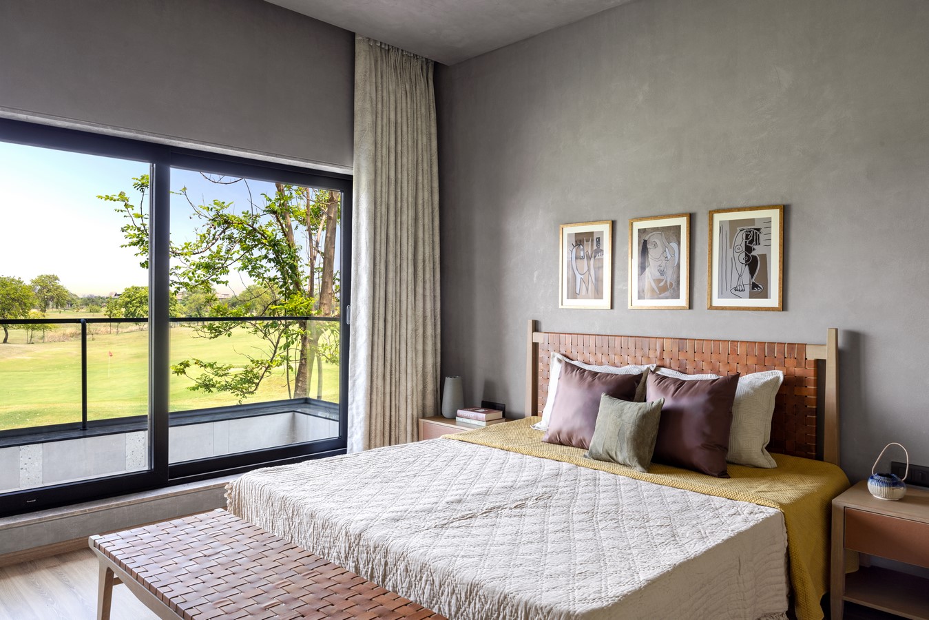 Grey and Gold in Interior Wall Design Trends of 2024 by Azure Interiors-Sheet3