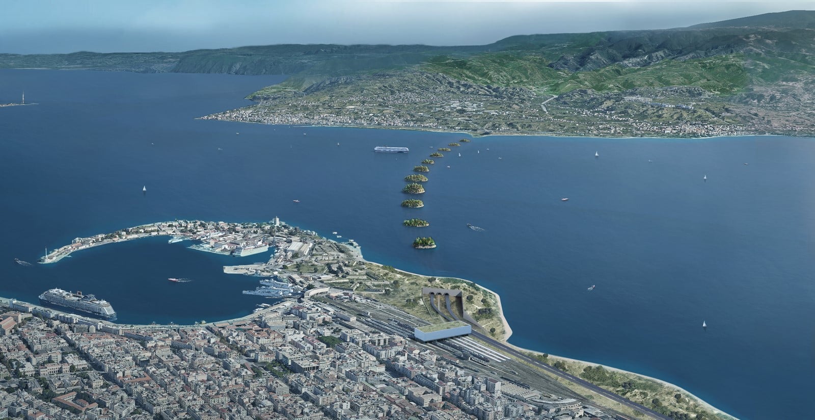 Strait of Sicily - Archipelago Floating Bridge by Renna Studio-Sheet1