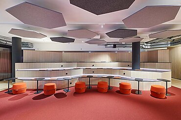 Informal meeting hubs for German broadcaster by Evolution Design