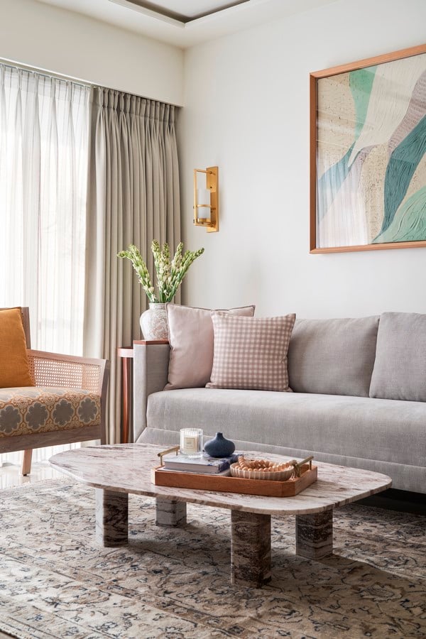 Living and dining spaces by Studio Rohini Bagla-Sheet4