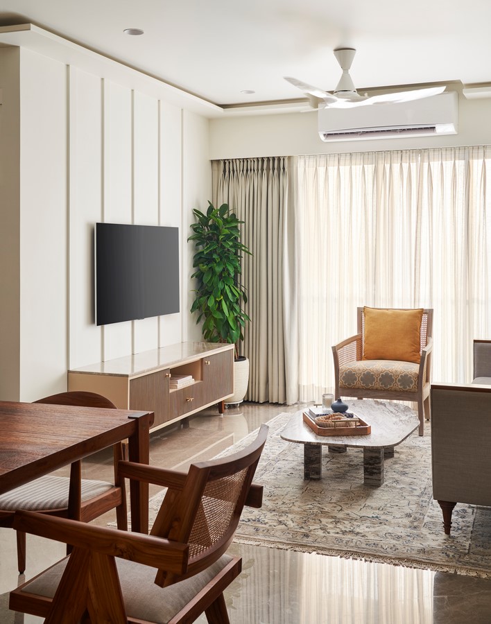 Living and dining spaces by Studio Rohini Bagla-Sheet7